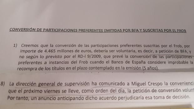 El Banco de España instó al consejo de Bankia a pedir el rescate sin demoras