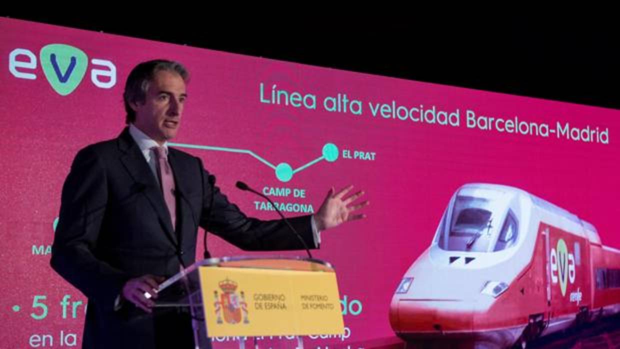 El ministro Íñigo de la Serna, en la presentación del EVA