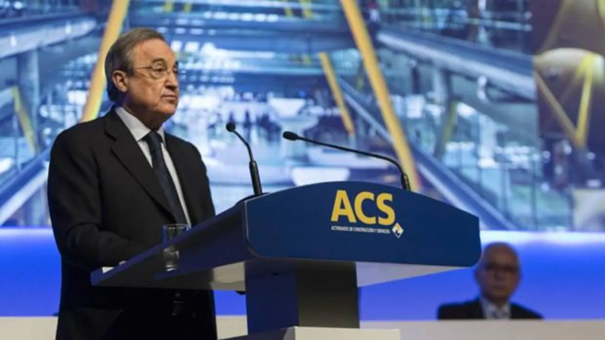 El presidente de ACS, Florentino Pérez