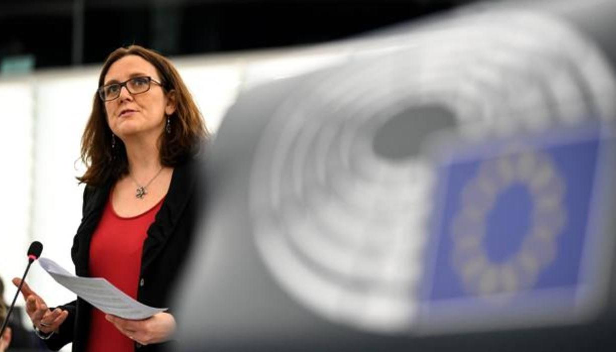 La comisaria europea de Comercio, Cecilia Malstrom