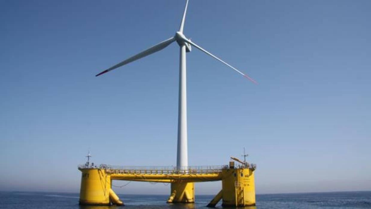 Windfloat, el parque eólico marino de última generación en la costa norte de Portugal