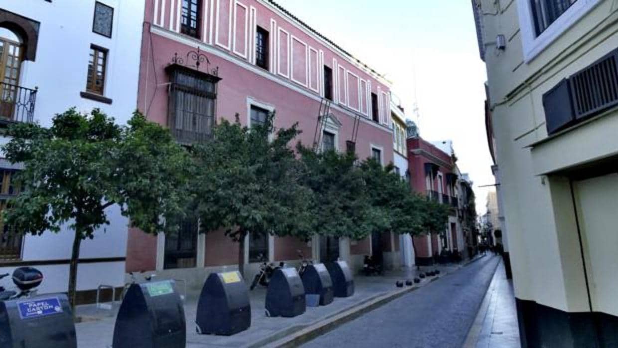 Casa palacio de los Condes de Ibarra, en Sevilla, que fue Fórum Filatélico hasta su intervención