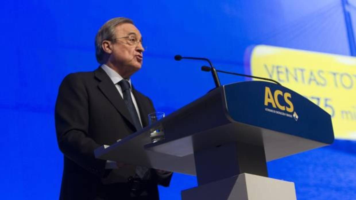 Florentino Pérez, presidente de ACS