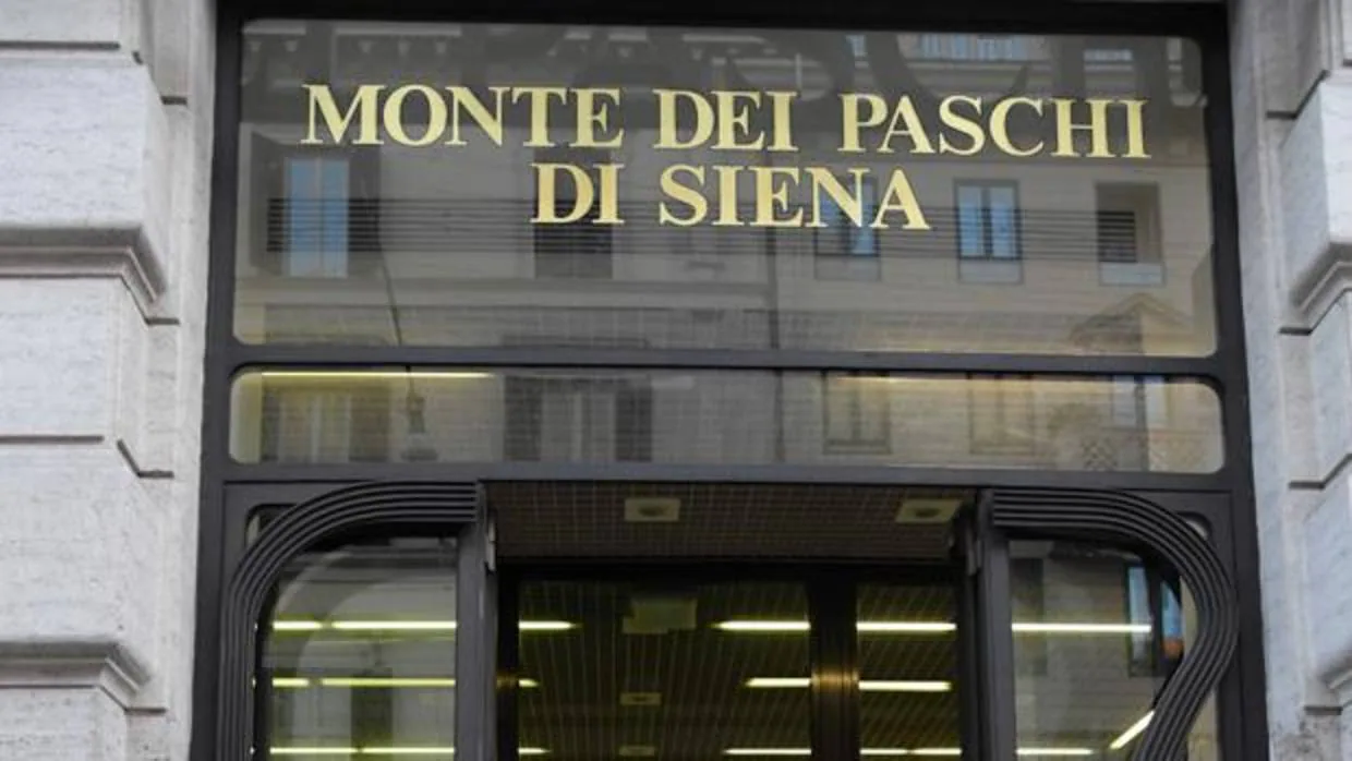 Una oficina de la entidad Monte dei Paschi di Siena
