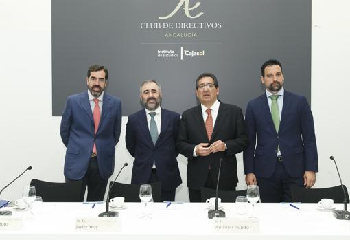 Luis Montoto, Javier Imaz, Antonio Pulido y Juan Francisco ÁLvarez