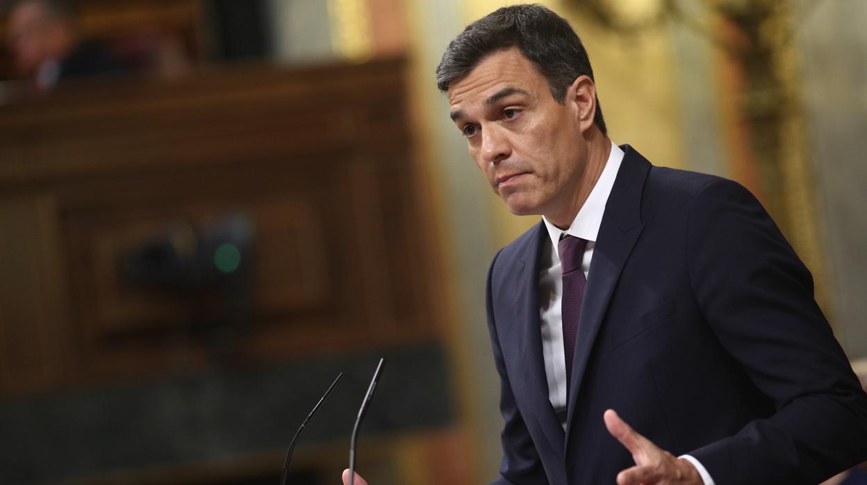 Pedro Sánchez, en su comparecencia de hoy