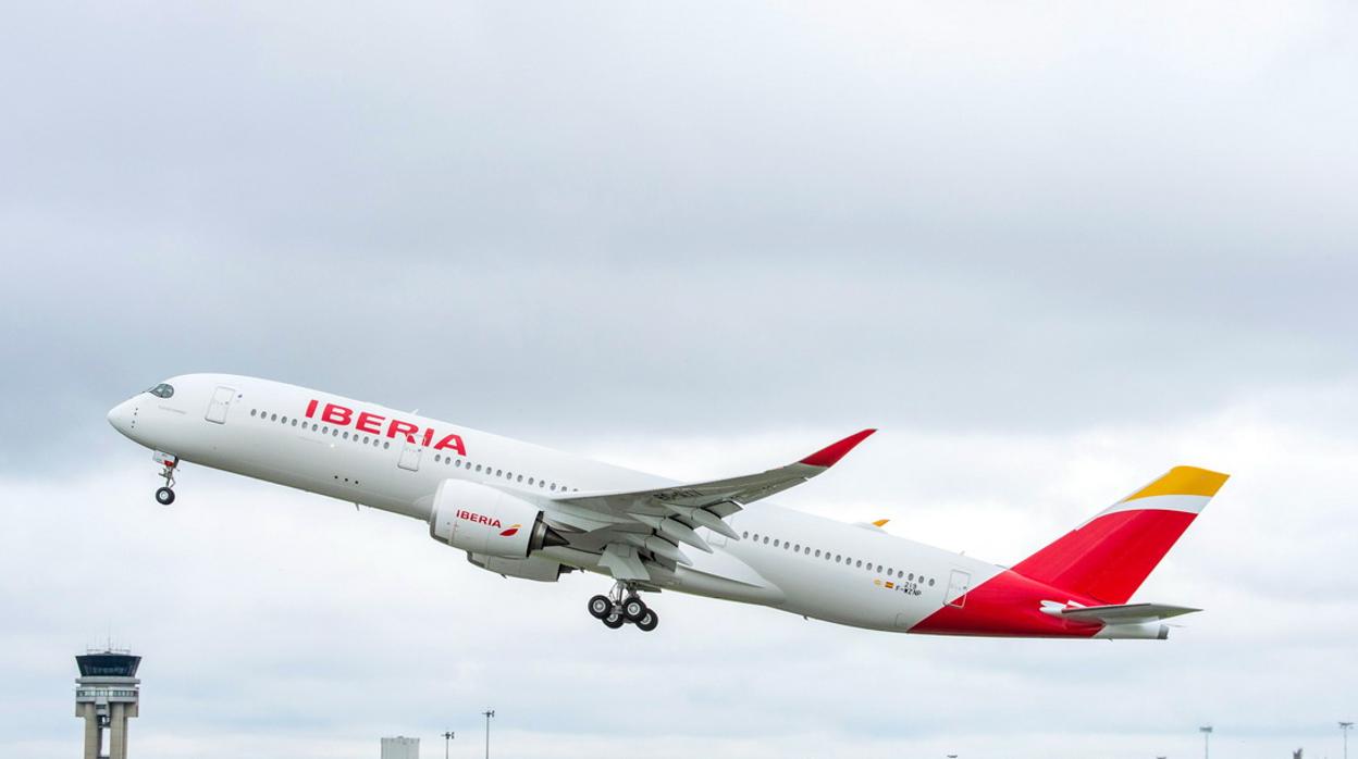 Con este Airbus A350 Iberia continúa renovando su flota