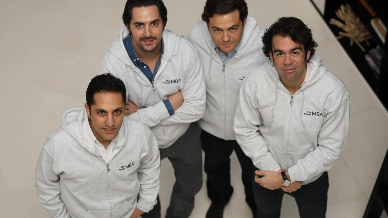 Los cuatro fundadores de The Power MBA