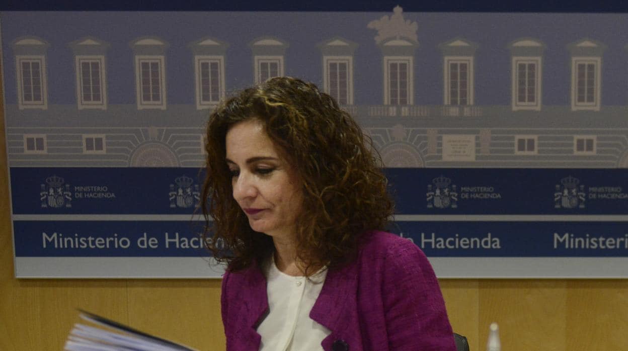 La ministra de Hacienda, María Jesús Montero, en el Consejo de Política Fiscal