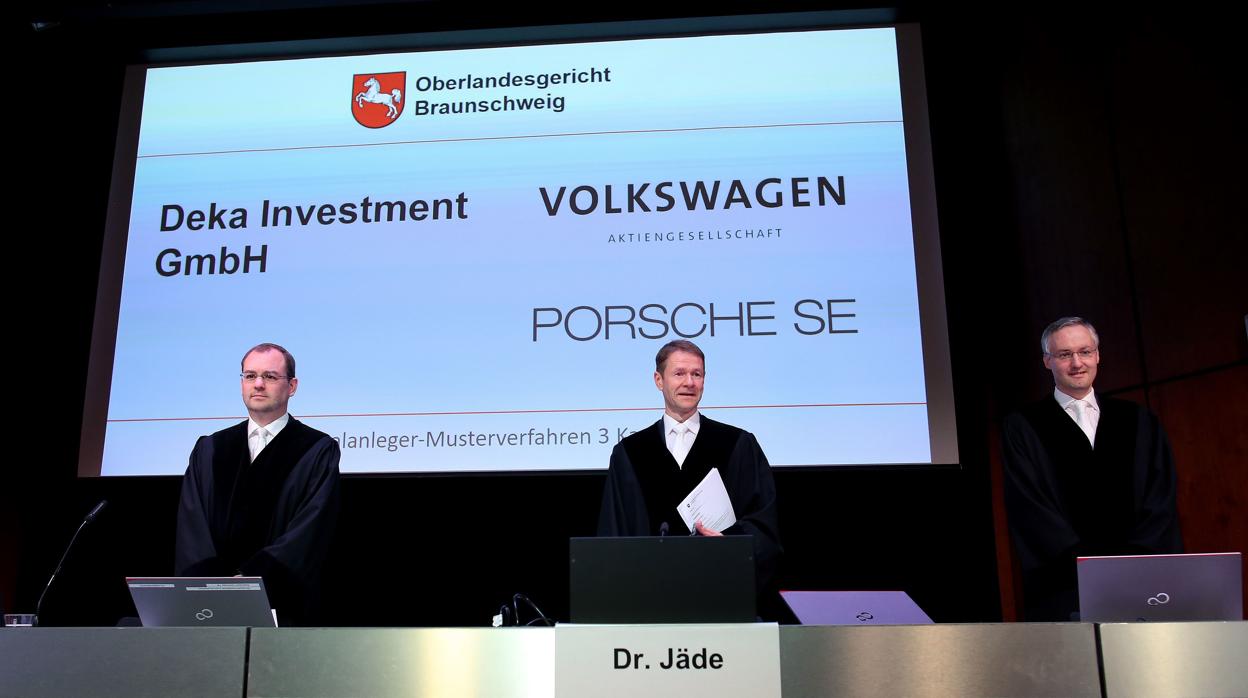 Foto del tribunal regional de Braunschweig, encargado de determinar si Volkswagen tenía que haber informado antes a los mercados