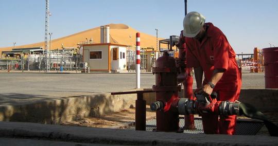 Yacimiento de petróleo de Cepsa en Argelia