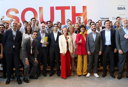 La «foto de familia» en la inauguración de esta edición de South Summit