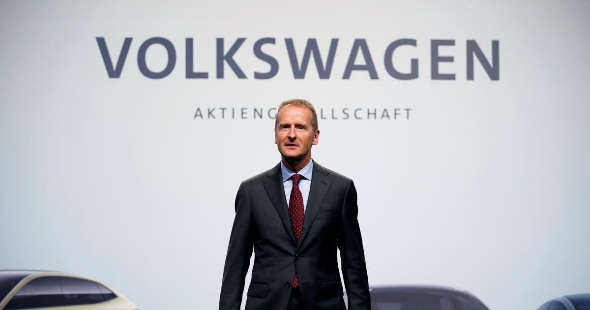 Herbert Diess es CEO de Volkswagen desde hace poco más de medio año