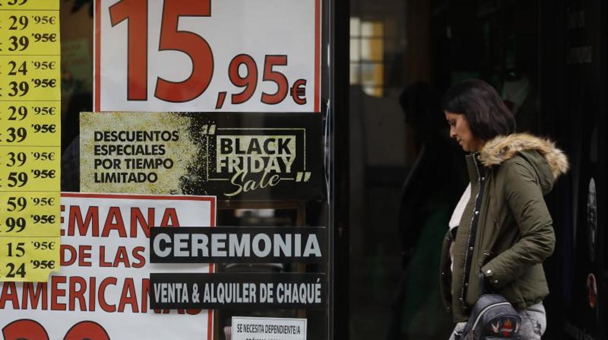 Los descuentos del Black Friday oscilarán entre el 20 y el 30% en las tiendas a pie de calle