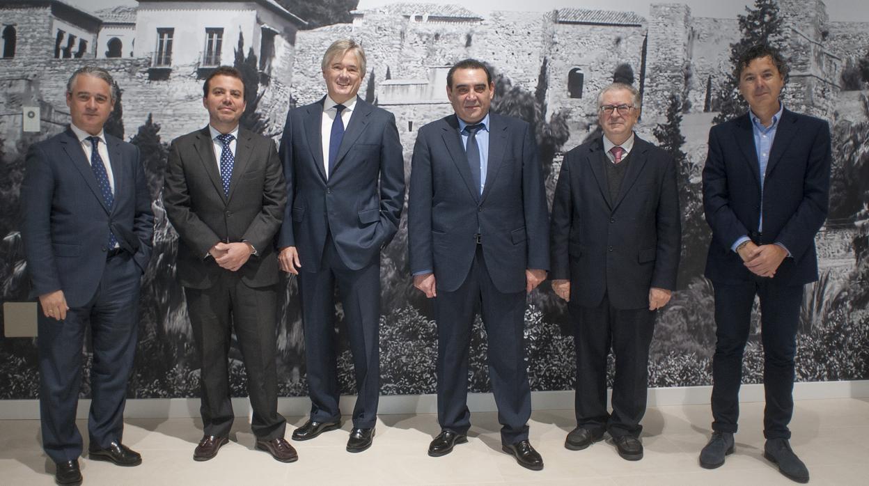 Agustín Rodríguez, Fernando del Valle, Juan Krauel, Juan Fernández Reina, Felipe Romera y Antonio Mediato