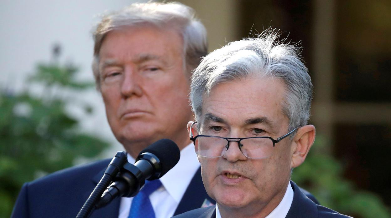 Powell se enfrenta a las presiones de Trump, que no duda en criticarle abiertamente en Twitter