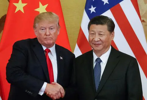 El presidente de EE.UU., Donald Trump, y el presidente chino, Xi Jinping