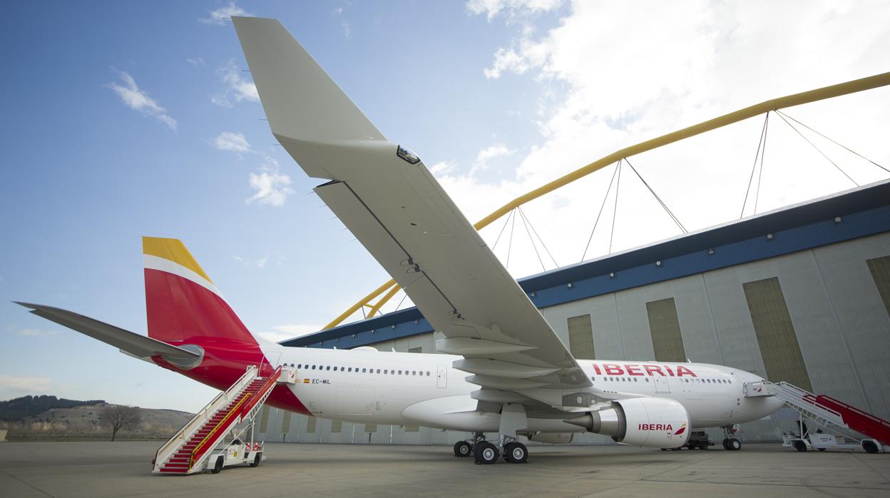 Avión de Iberia en Barajas