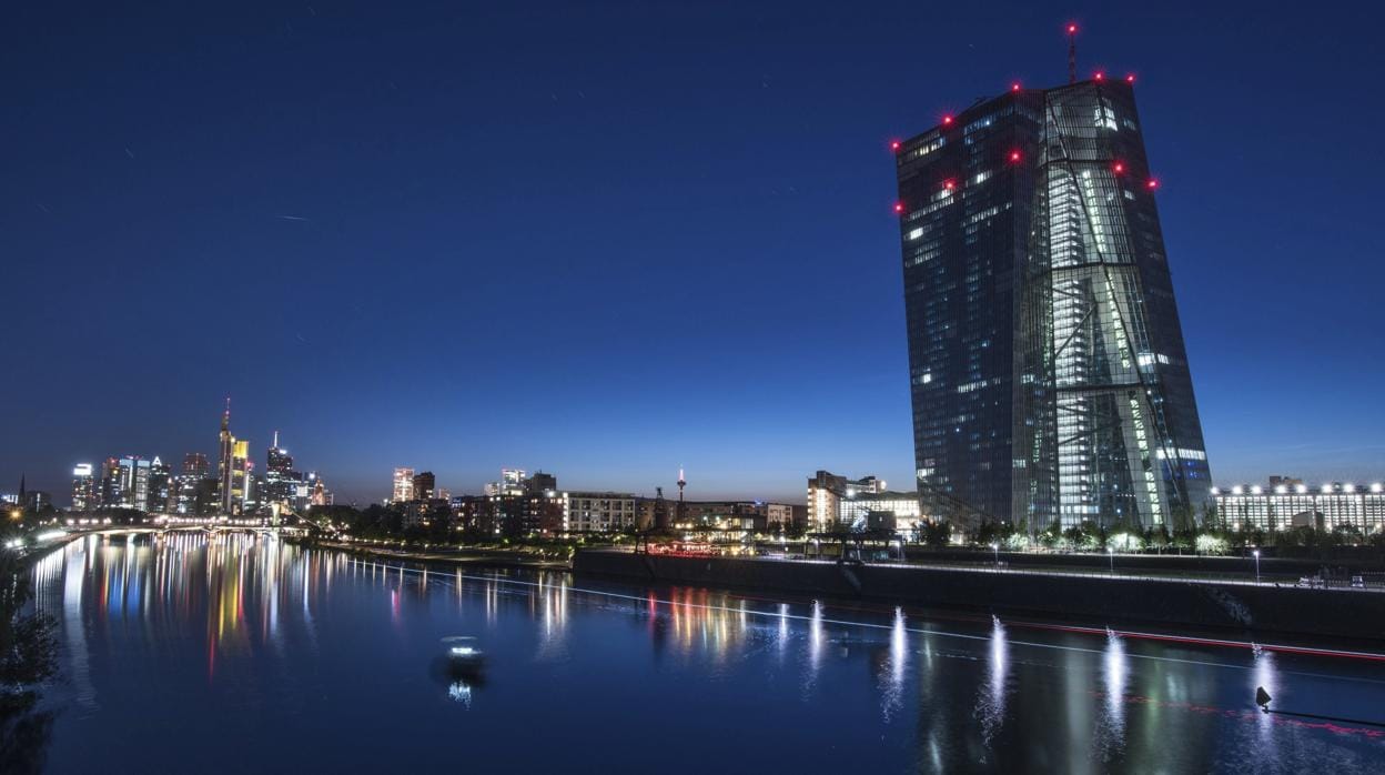 Una imagen de la sede del BCE en Berlín