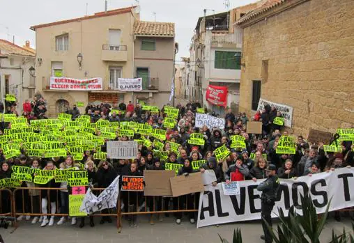 Protestas en Andorra, Teruel