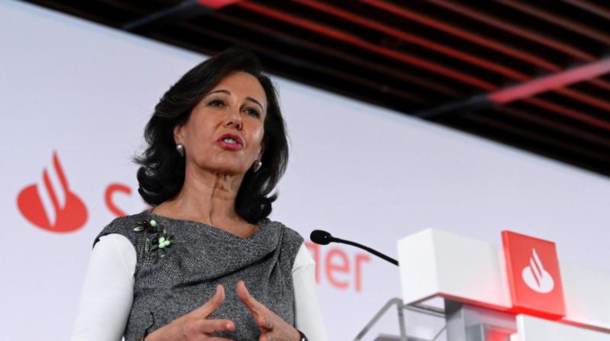 La presidenta del Banco Santander, Ana Botín