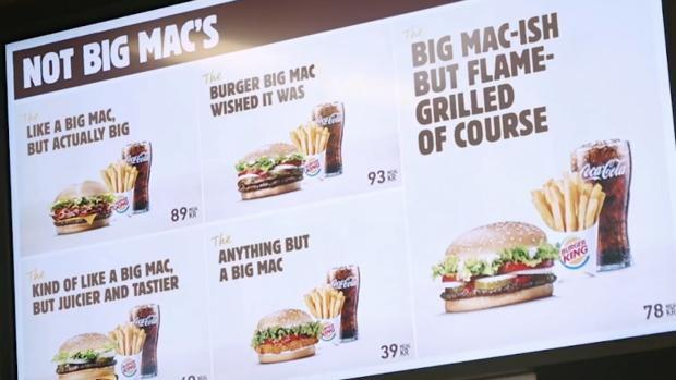 Burger King se burla del icónico «Big Mac» con una provocadora campaña