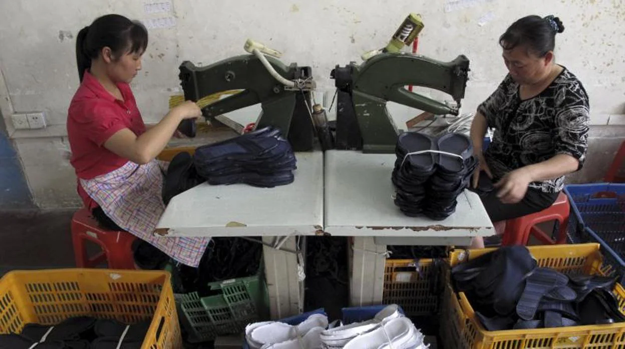 Producción textil en China