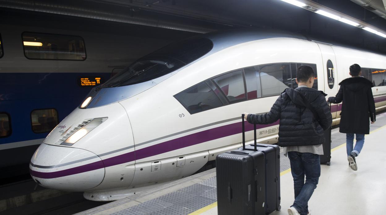 Estación del AVE de Sants, en Barcelona