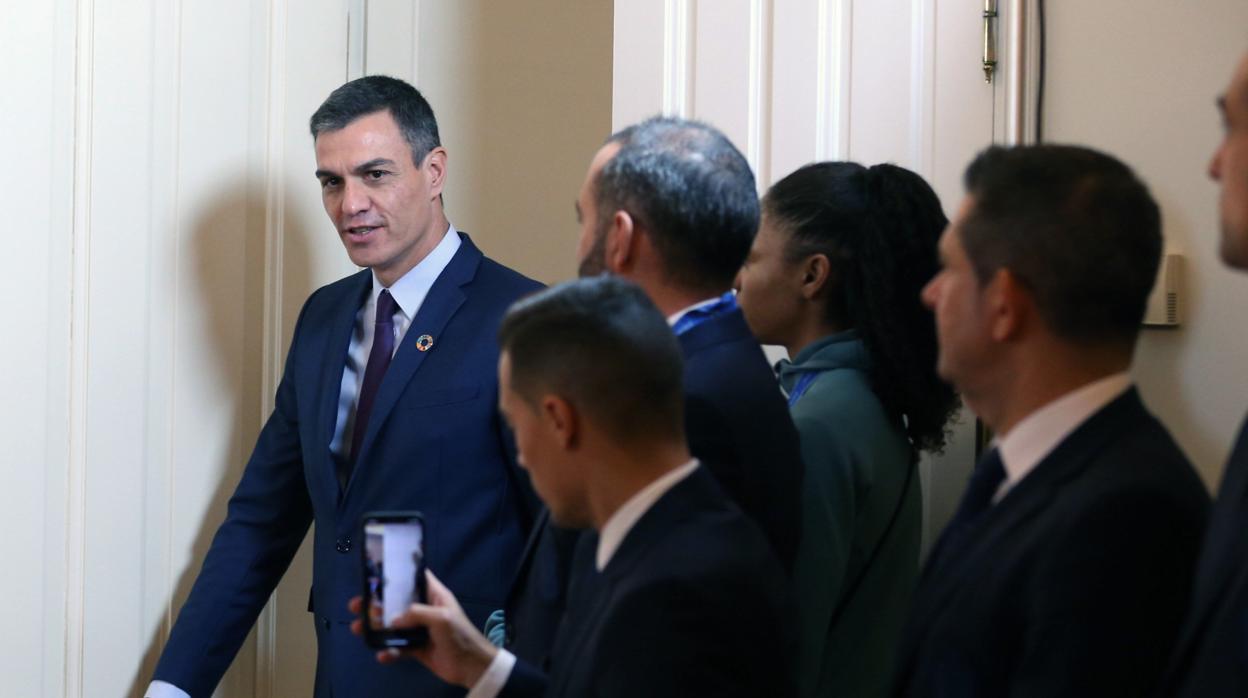 El presidente del Gobierno, Pedro Sánchez