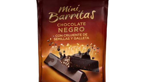 Mini Barritas de Chocolate Negro 70% de Hacendado