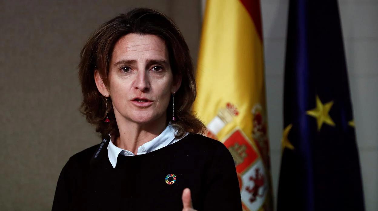 La ministra de Transición Ecológica, Teresa Ribera, la semana pasada