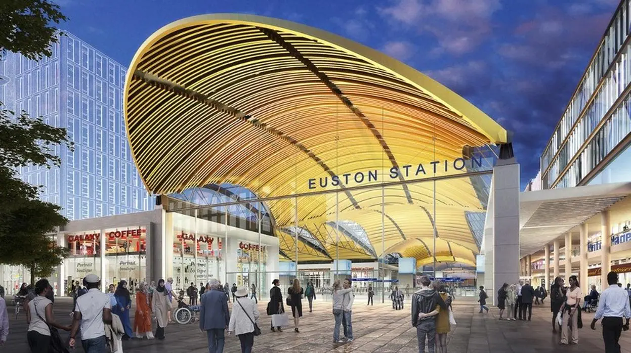 Nueva estación de Euston, Londres, para el tren de alta velocidad