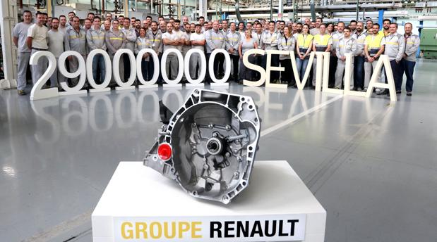 Renault ha fabricado ya 29 millones de cajas de cambios en la factoría de Sevilla