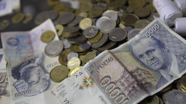 Los españoles conservan 1.617 millones de euros en billetes y monedas de peseta