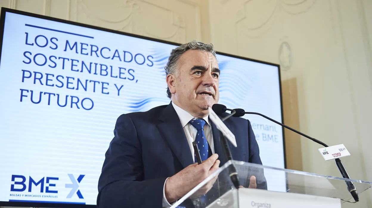 Javier Hernani, consejero delegado de Bolsa y Mercados Españoles