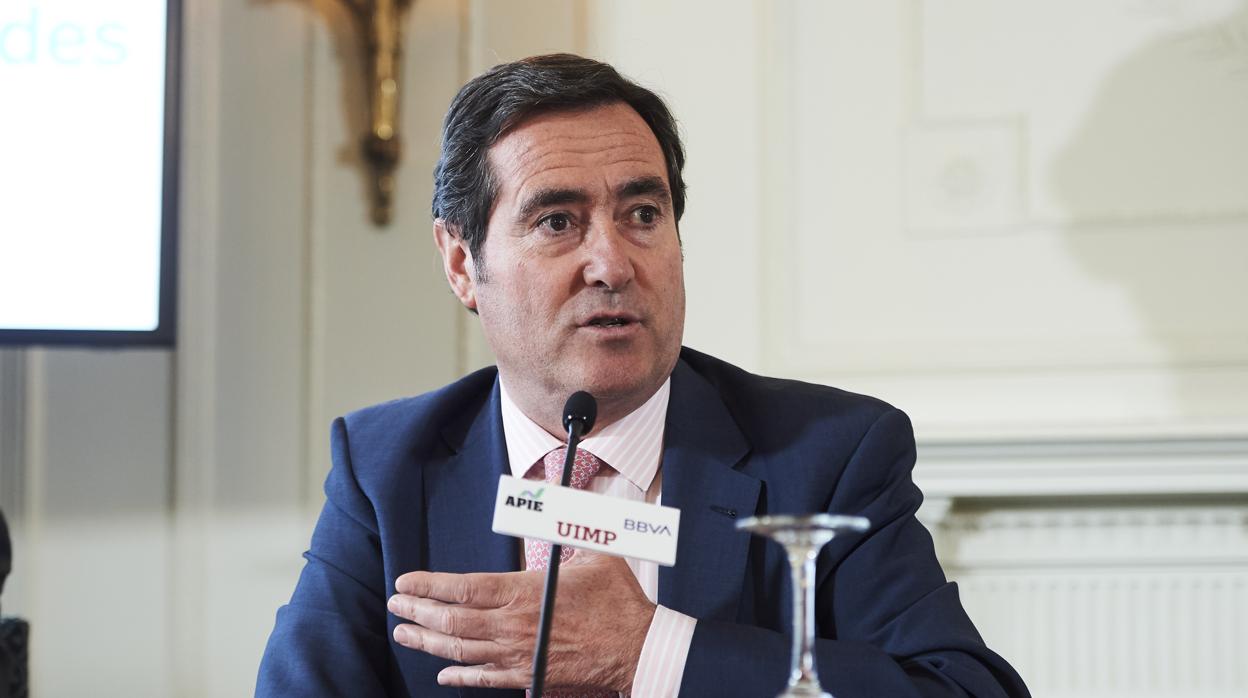 Antonio Garamendi, presidente de la patronal