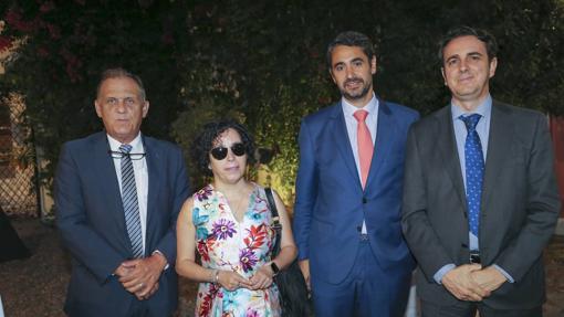 Gabriel Rodríguez, Isabel Viruet, Raúl León y Juan Fernández de la Rosa