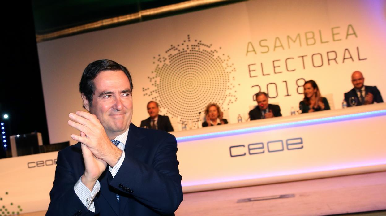 Antonio Garamendi, presidente de la CEOE