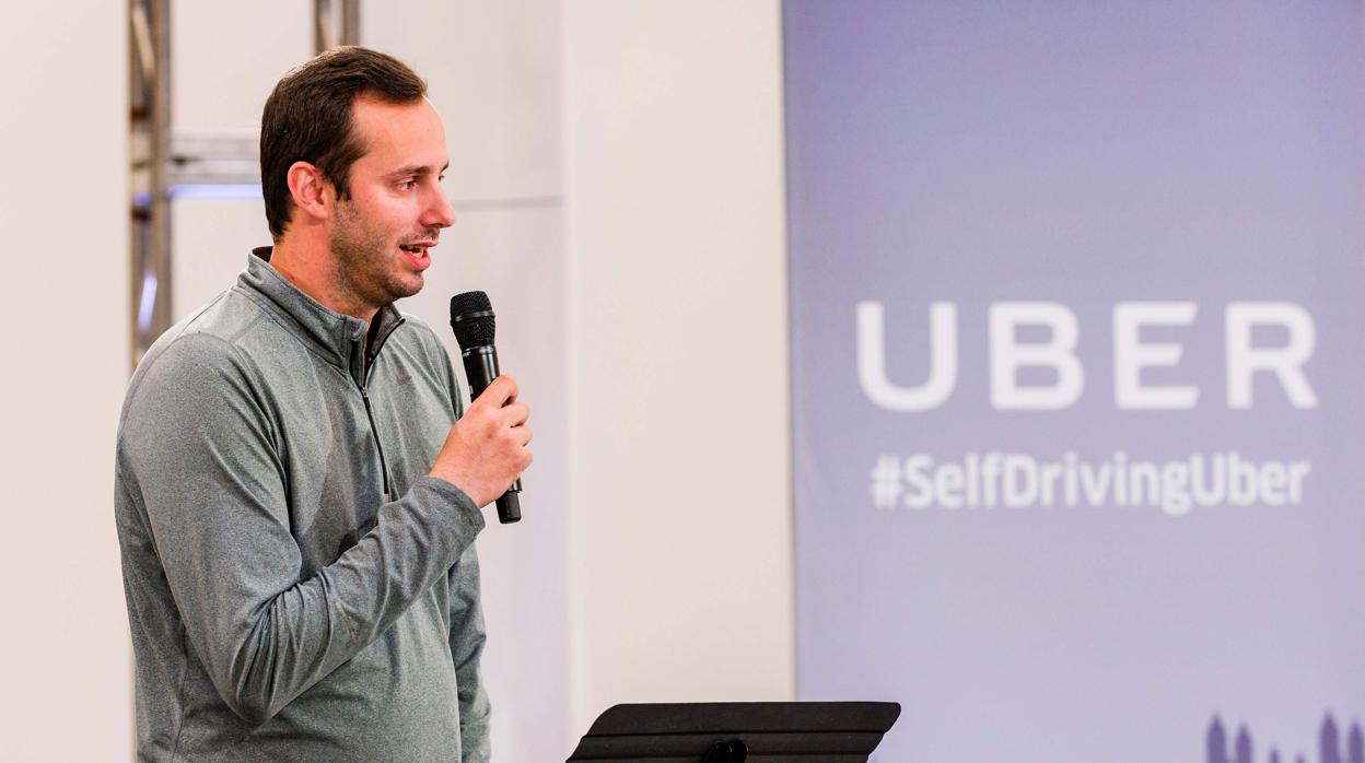 Anthony Levandowski, en 2016, durante una presentación