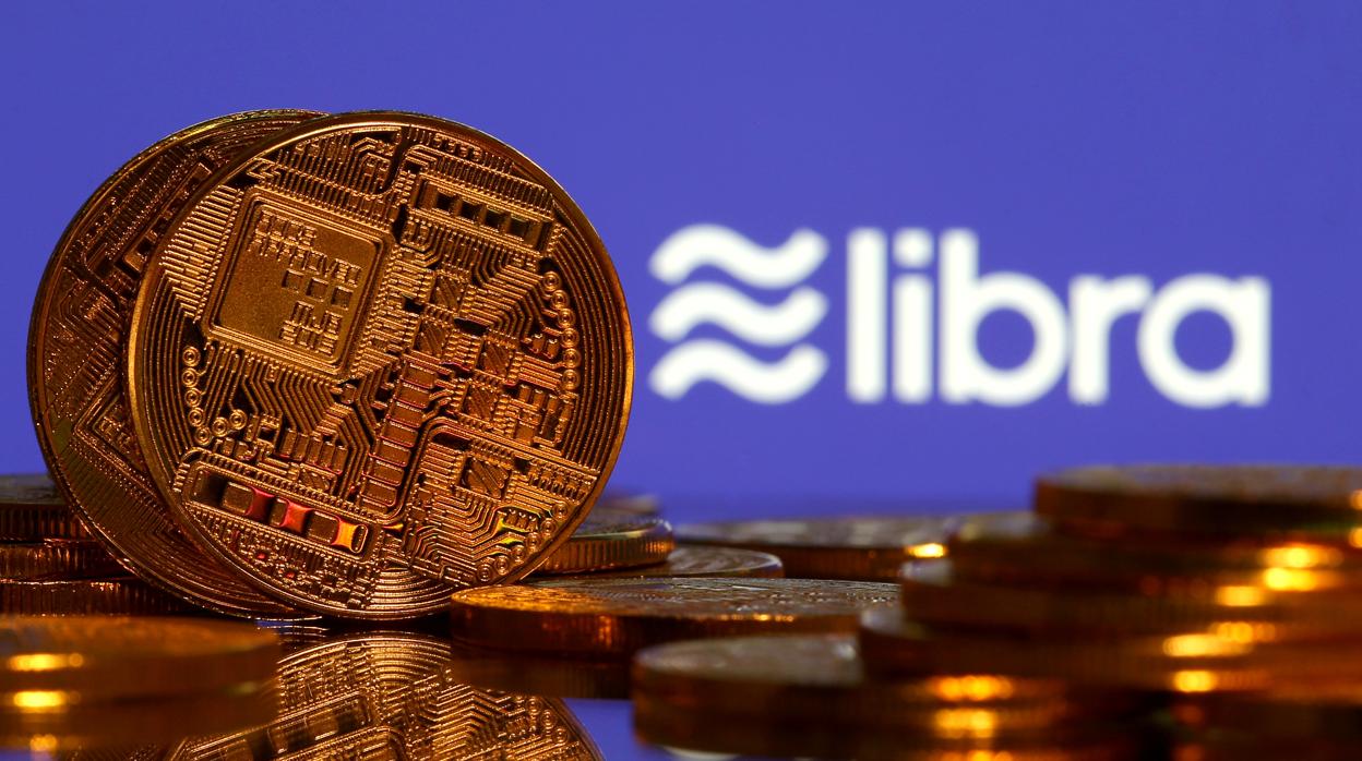 Una representación de la criptomoneda de Facebook, Libra