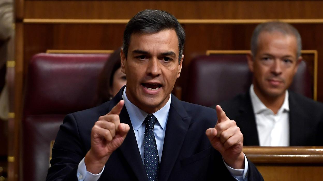 El presidente del Gobierno, Pedro Sánchez