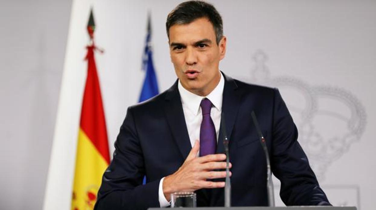 El presidente del Gobierno en funciones, Pedro Sánchez