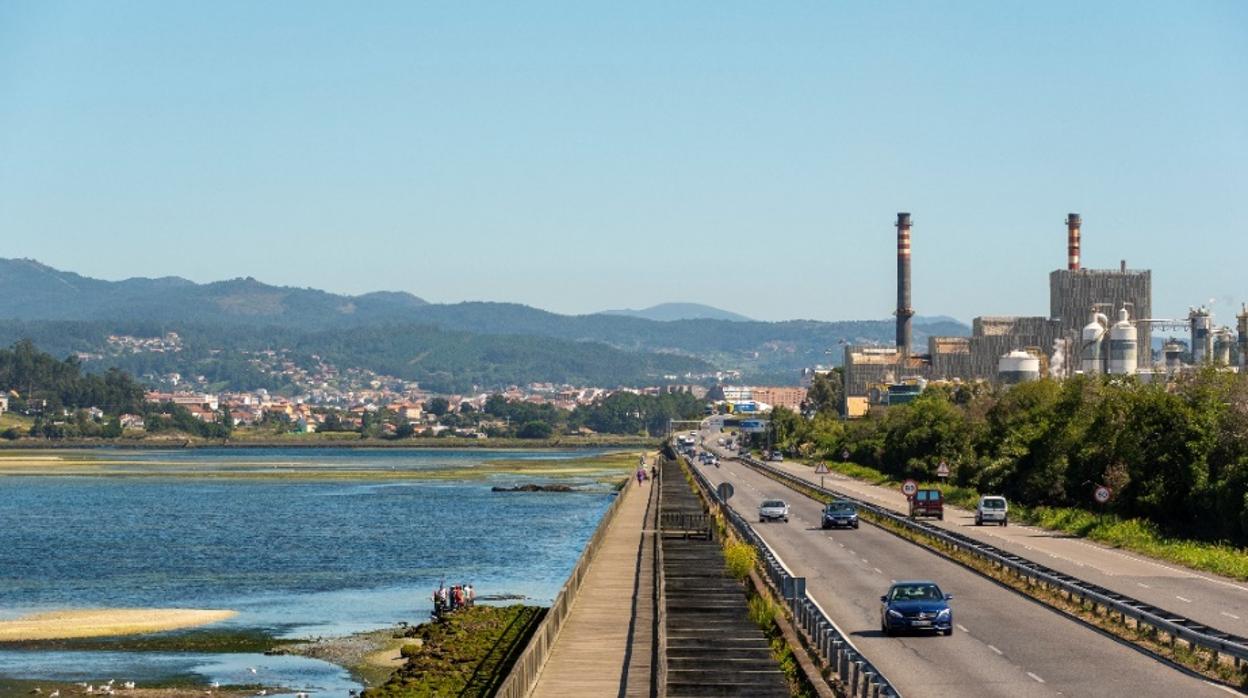 Biofábrica de Ence en Pontevedra