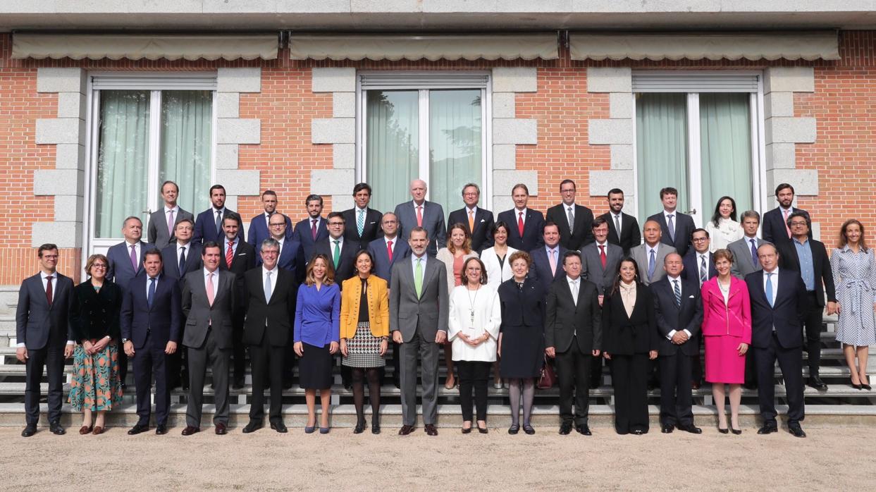 Felipe VI recibió el martes en audiencia a los participantes del Foro de la Alianza del Pacífico