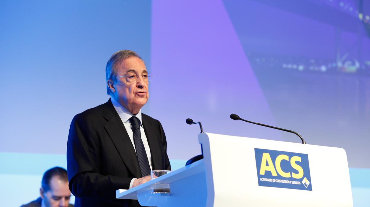 El presidente de ACS, Florentino Pérez