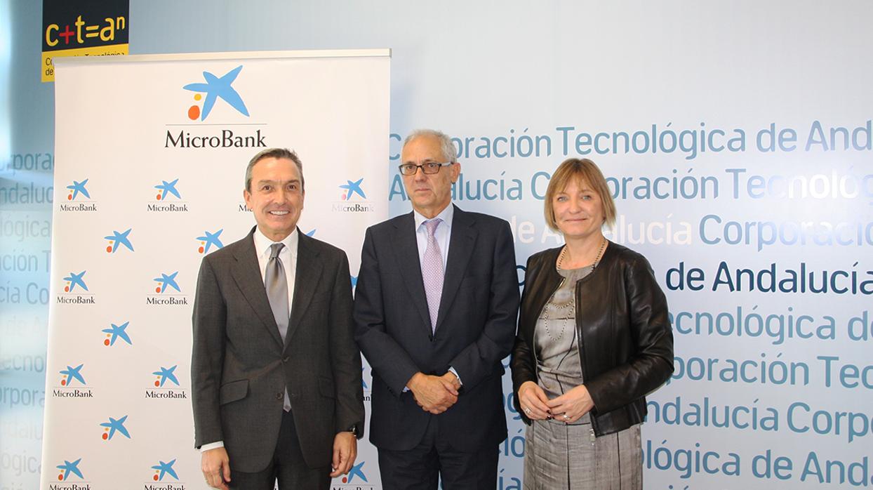 Jan Carlos Gallego, Elías Atienza y María Jesús Catalá