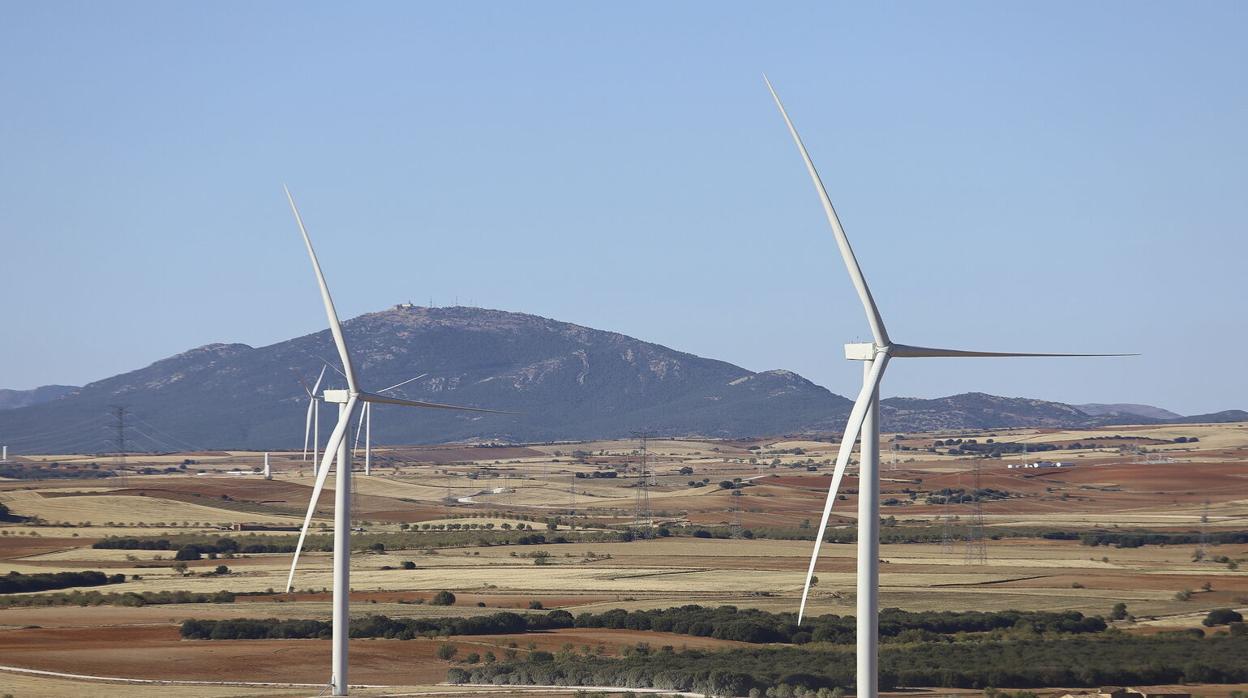 Parque eólico de Forestalia en Teruel