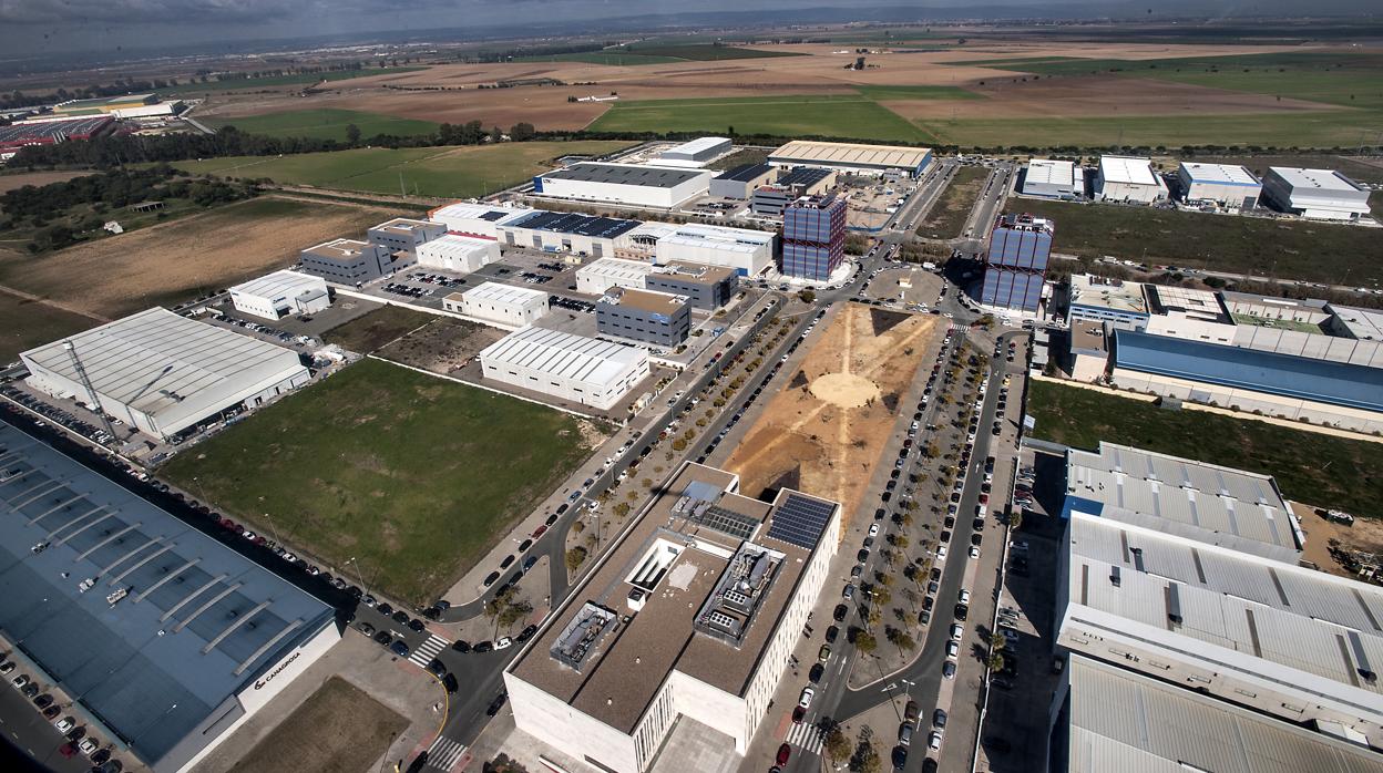 Parque aeronáutico Aerópolis, ubicado en La Rinconada, donde se concentra gran parte de la industria auxiliar