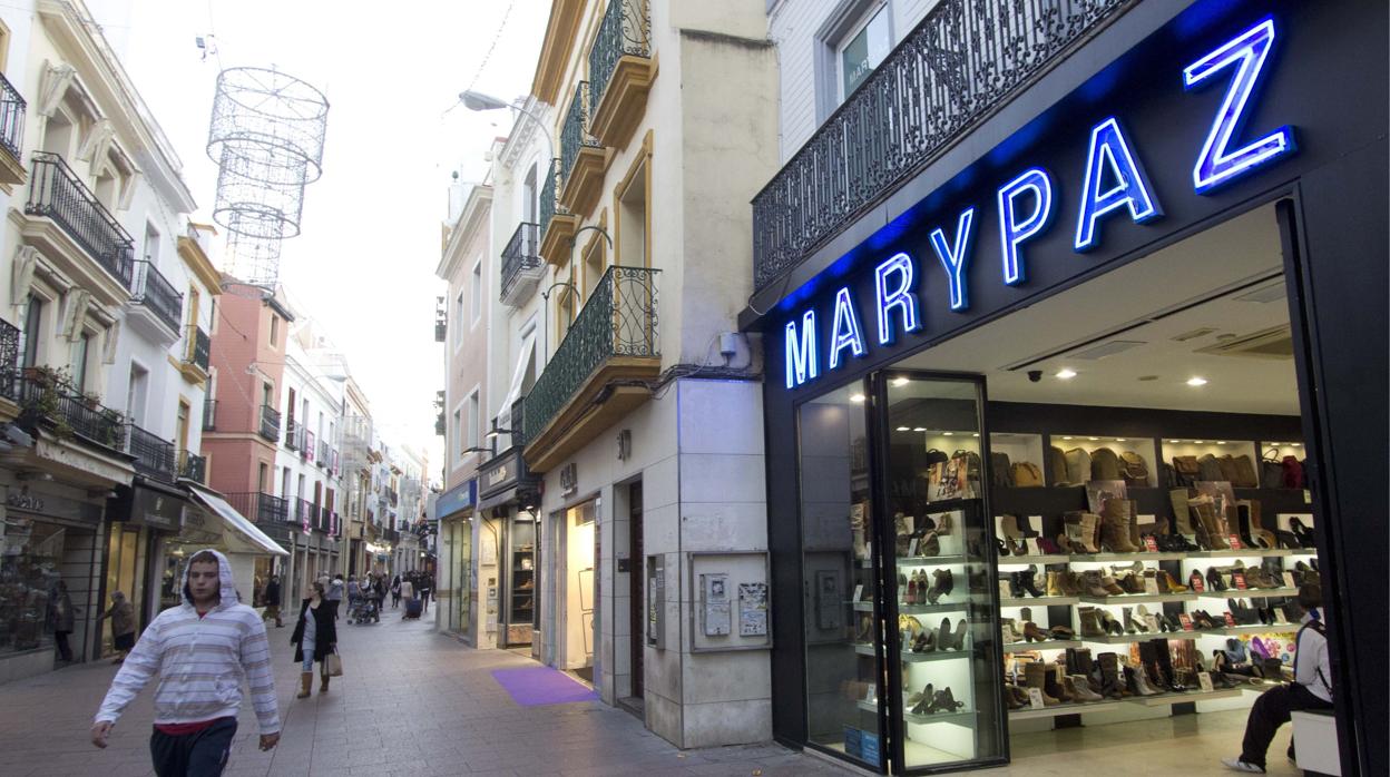 La cadena de zapaterías Marypaz es una de las empresas sevillanas que fueron a concurso de acreedores en 2019