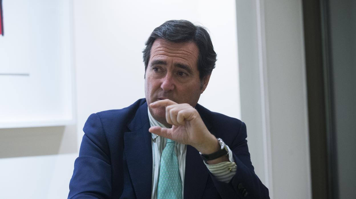 Antonio Garamendi, presidente de la CEOE